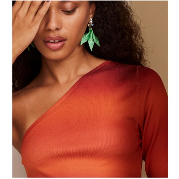 NEW Zara Blogger-Fave One-Shoulder Tie-Dye Crop Top, Size S - Picture 5 of 16